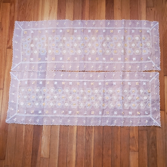 Floral lace table runners fabric craft‎ diy repair - Picture 2 of 9